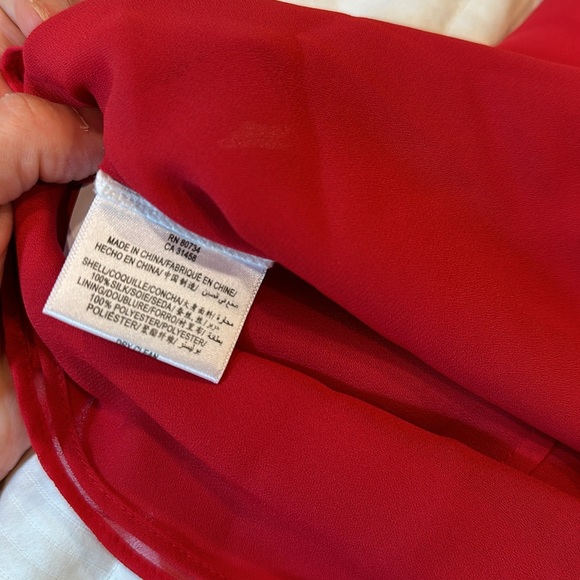 COPY - BCBG Red Ruffle Halter - Picture 5 of 5